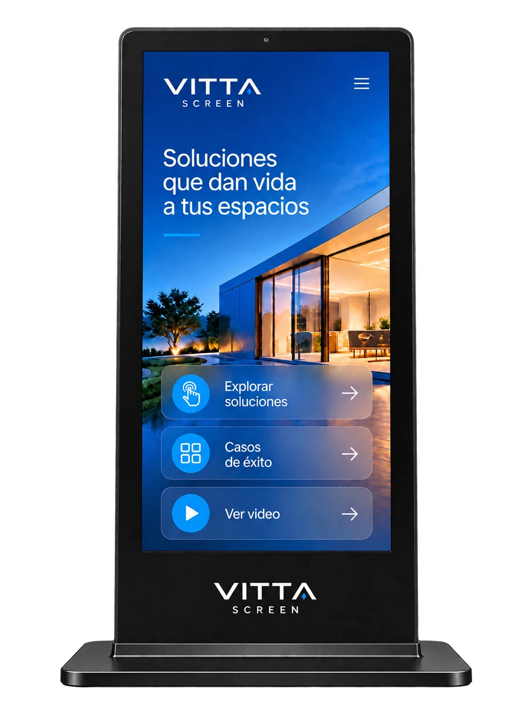 Tótem publicitario VITTA SCREEN de 49 pulgadas